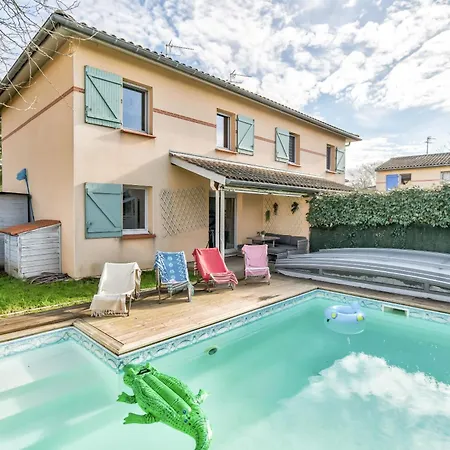 וילה St Simon - 11 Couchages, Piscine, Parking, Parfait Entre Famille, Amis Ou Pros טולוז