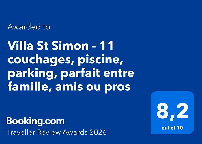 St Simon - 11 Couchages, Piscine, Parking, Parfait Entre Famille, Amis Ou Pros * Τουλούζη